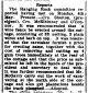 William and Alice McGarry - Newspaper report of appointment as caretaker at Hanging Rock Reserve - Woodend Star - 30 May 1931